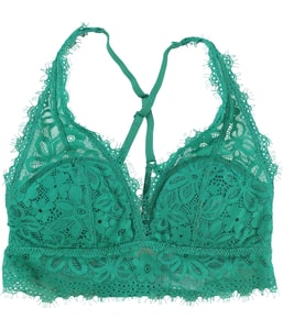Triangle Floral Lace Bralette