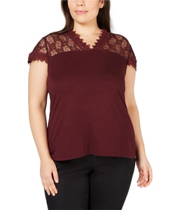 Lace Trim Shell Blouse