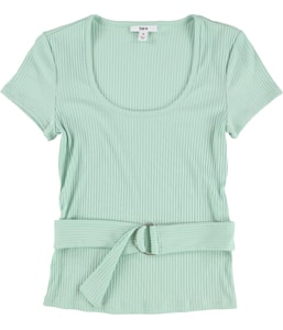 Belted Knit Blouse