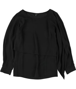 Asymmetrical Overlay Shell Blouse