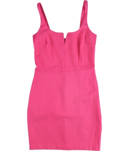 Split-Neck Bodycon Dress