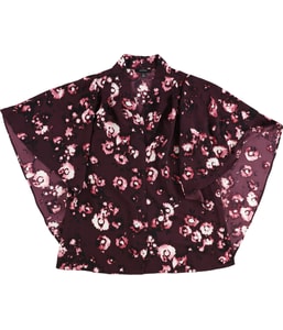 Pleated Cape Sleeve Shell Blouse