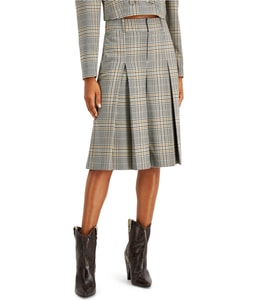 Plaid Gaucho Casual Pants