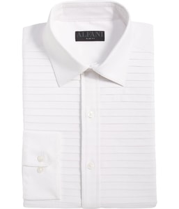 Horizontal Pleated Button Up Shirt