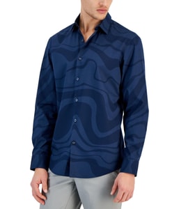 Ocean Wave Button Up Shirt