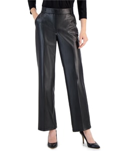 Pull-On Straight Leg Casual Pants