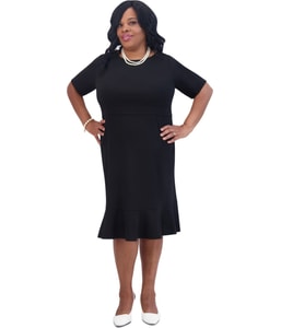 Solid Sheath Dress
