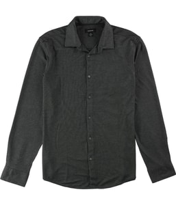 Heathered Stretch Button Up Shirt