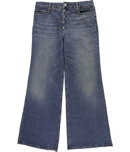 Embroidered Pocket Flare Regular Jeans