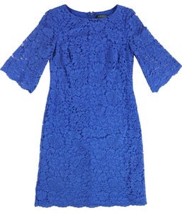 Lace Floral Sheath Dress