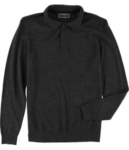 LS Knit Polo Sweater
