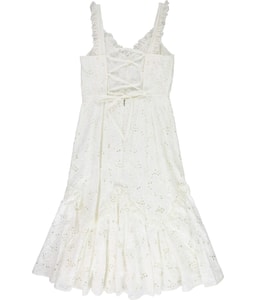 Eyelet Midi Dress