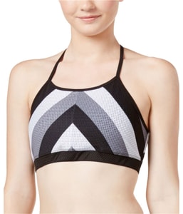 Chevron Mesh Sports Bra