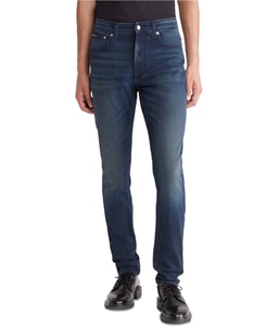 Logo Tapered Skinny Jeans