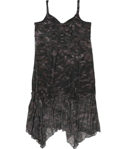 Tiered Mesh Maxi Dress