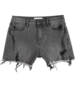 Distressed Casual Denim Shorts