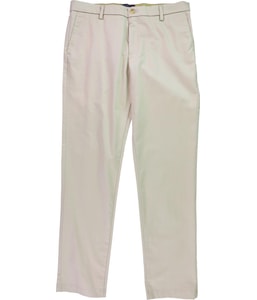 Signature Lux Cotton Stretch Tapered Slim Khakis Casual Pants