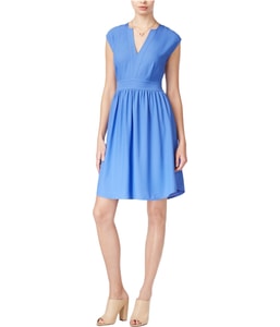 Cap Sleeve Fit & Flare Dress