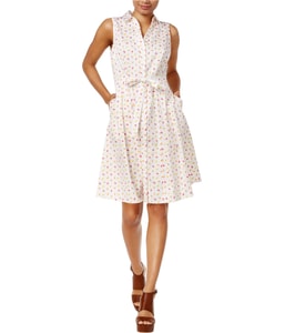 Printed Shirt Dress