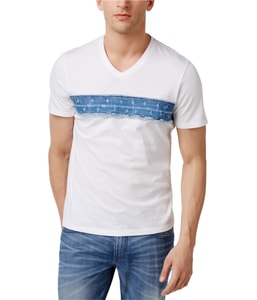 Denim Trim Embellished T-Shirt
