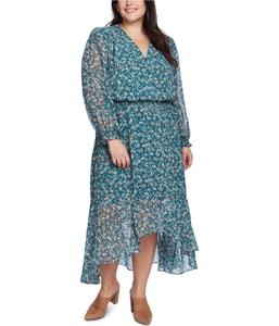 Floral High-Low Dress