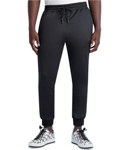 Tonal Logo Straight Leg Track Athletic Pants