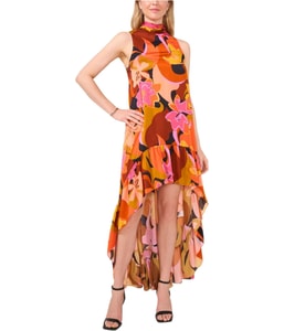 Floral High-Low Dress