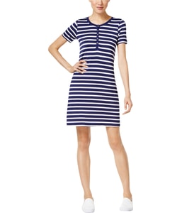 Striped Shirt Dress