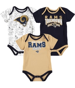 Rams Baby 3-Piece Bodysuit