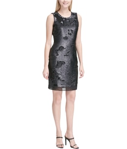 Sequin Shift Sheath Dress