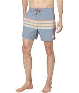 Striped 16'' Swim Bottom Board Shorts