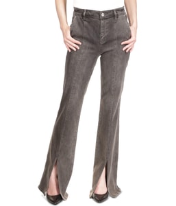 Slit Flare Regular Jeans