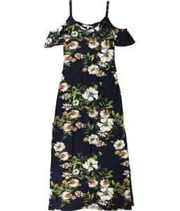 Floral Slit Off-Shoulder Dress
