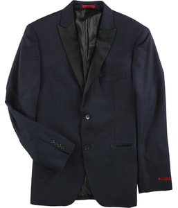 Satin Lapel Two Button Blazer Jacket