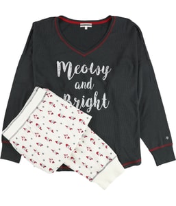 Meowy And Bright 2Pc Pajama Set