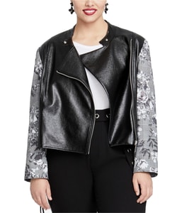 Faux Leather Motorcycle Jacket