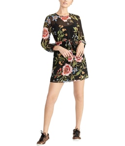 Tie Front Layered Dress
