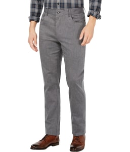 Cross Hatch Straight Leg Relaxed Chino Casual Pants