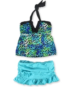 Abstract Print 2 Piece Tankini
