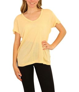 Solid Split Hem Pajama Sleep T-shirt
