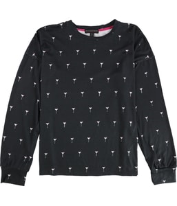 Martini Pattern Pajama Sleep T-shirt
