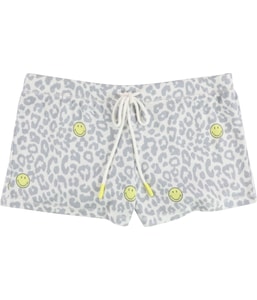 Smiley Animal Print Pajama Shorts