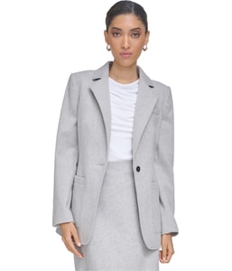 Patch Pocket One Button Blazer Jacket