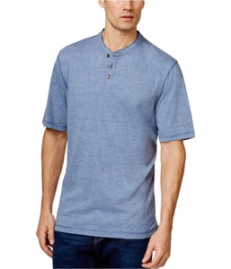 Melange Jersey Henley Shirt