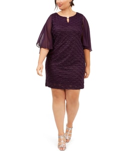 Textured Sheath Dress