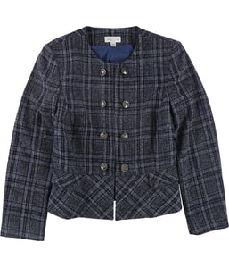 Tweed Five Button Blazer Jacket