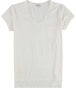 V-Neck Pocket Pajama Sleep T-shirt