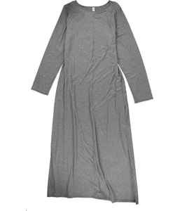 Heathered Slit Maxi Dress
