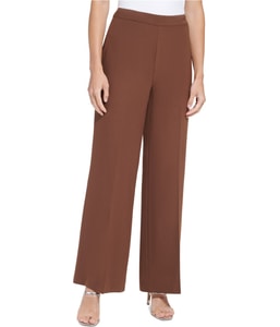 Solid Wide Leg Casual Pants