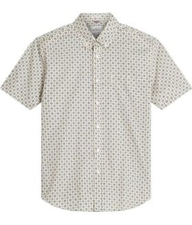 Ben Sherman Block Geo Print Button Up Shirt